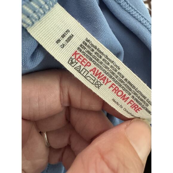 Free People Movement Still Here Halter Basic Top Cami Blue Stretch XS NWT - Picture 10 of 10